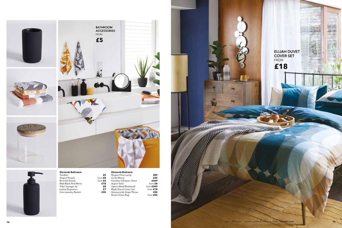 Dunelm Spring/Summer 2019 Offers from 20 March