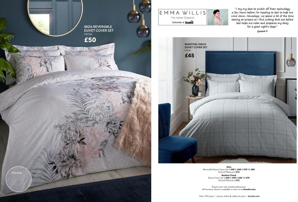 Dunelm Autumn/Winter 2019 Offers from 1 September