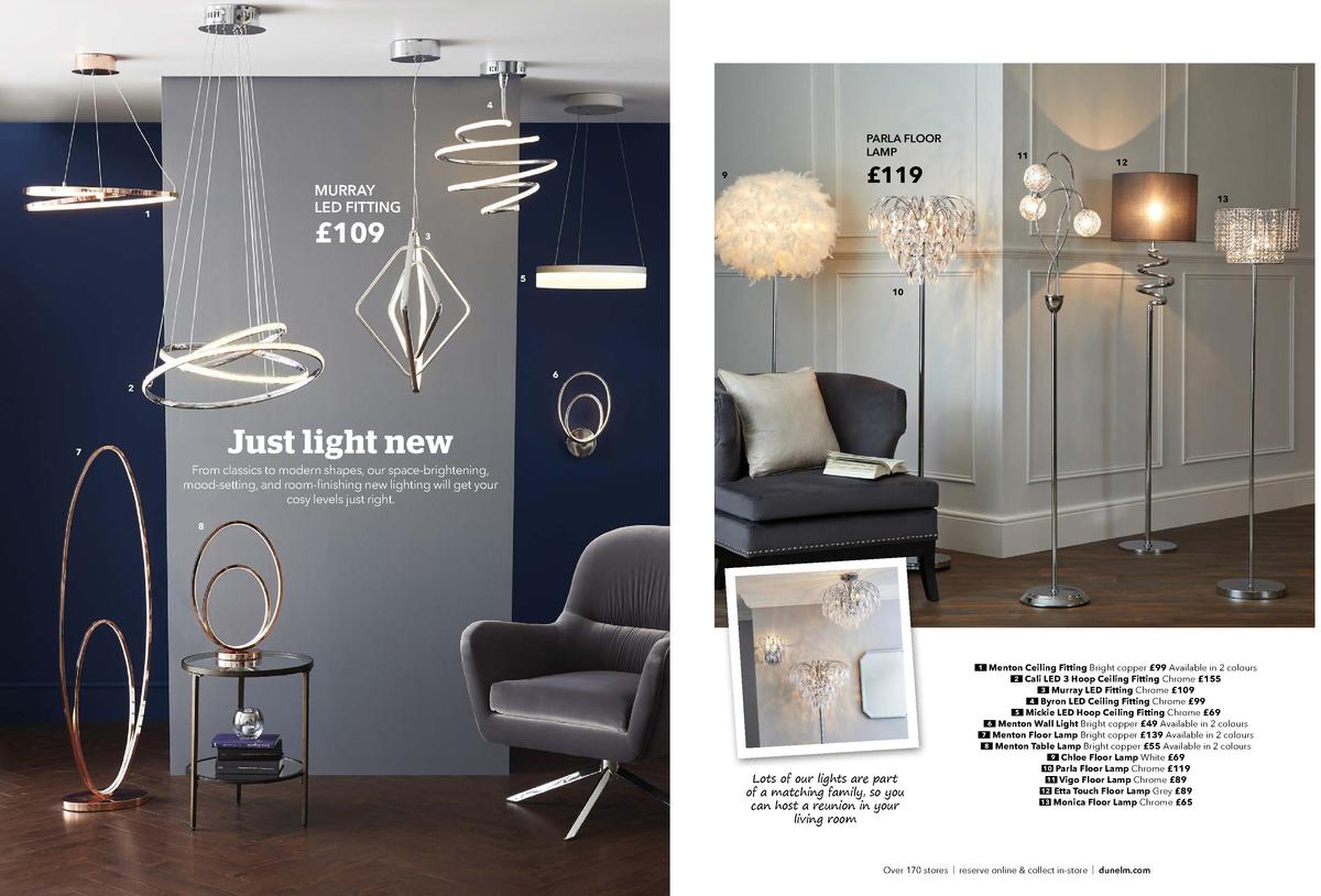 Dunelm Autumn/Winter 2019 Offers from 1 September