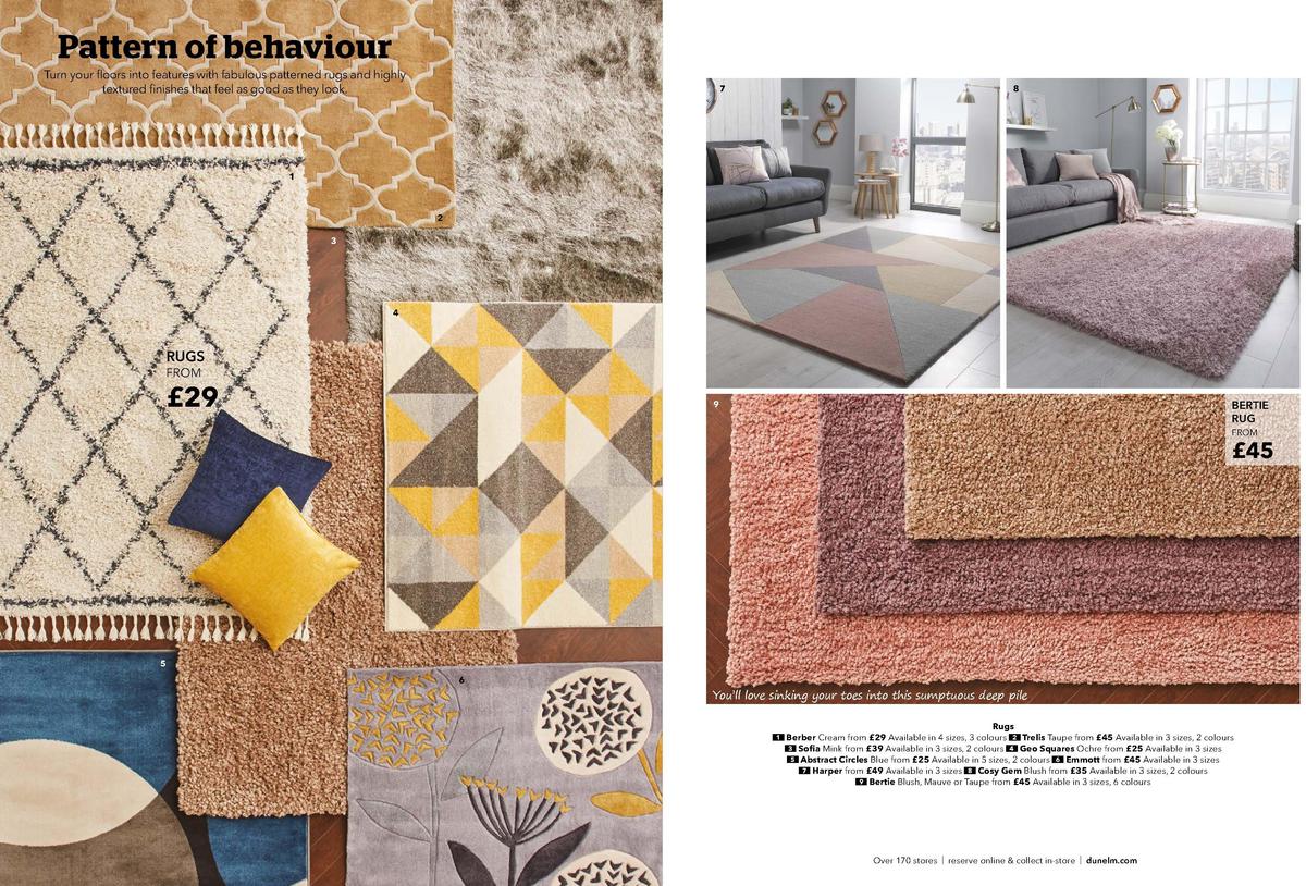 Dunelm Autumn/Winter 2019 Offers from 1 September