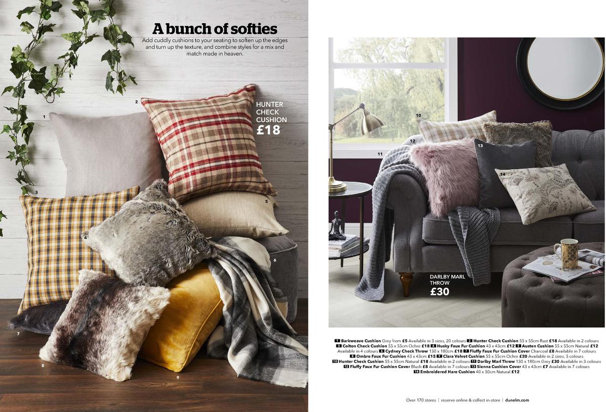 Dunelm Autumn/Winter 2019 Offers from 1 September