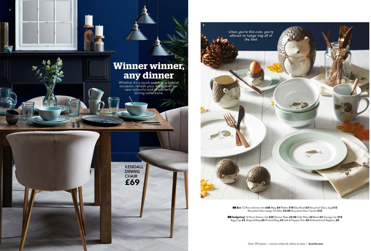 Dunelm Autumn/Winter 2019 Offers from 1 September