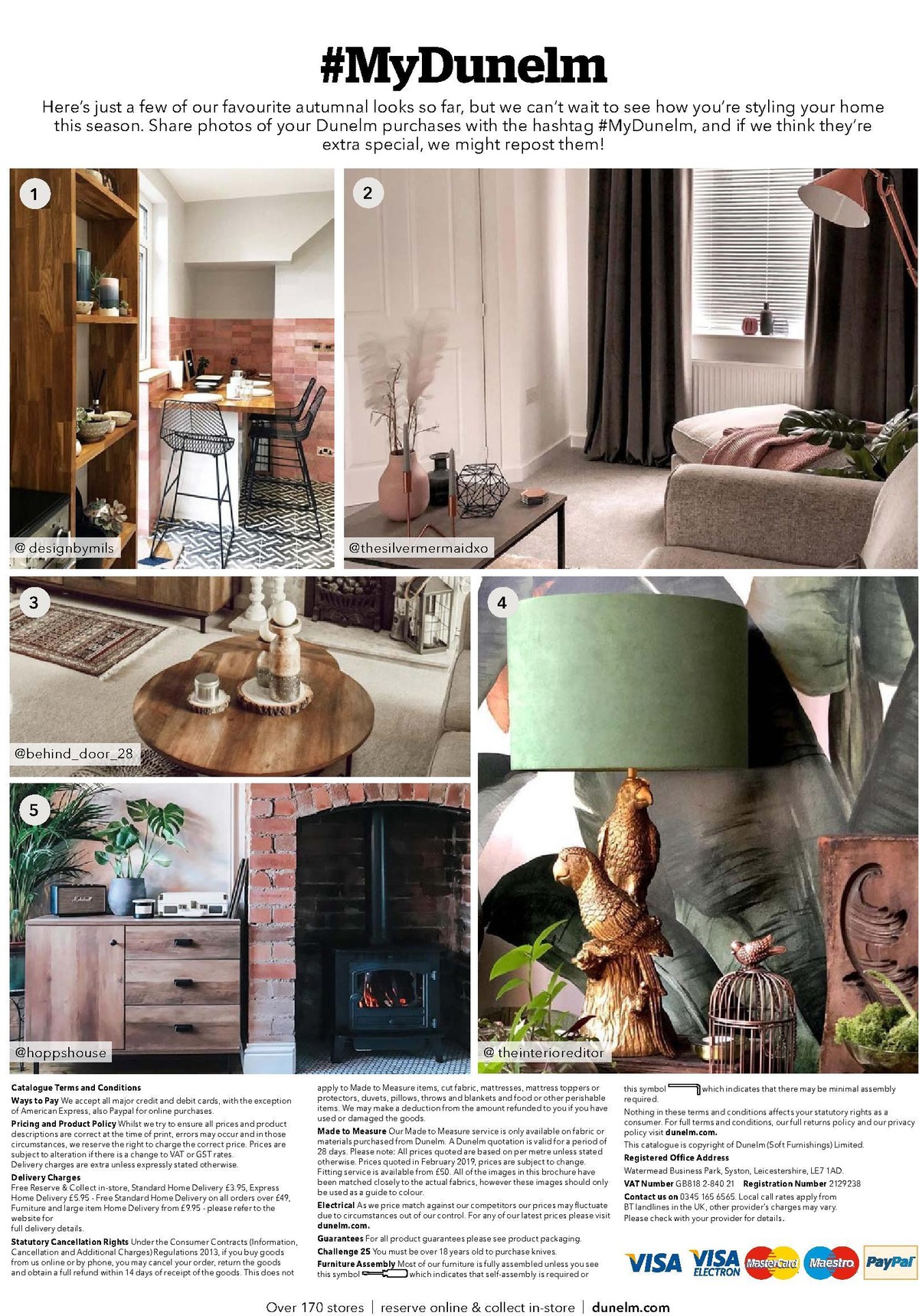 Dunelm Autumn/Winter 2019 Offers from 1 September