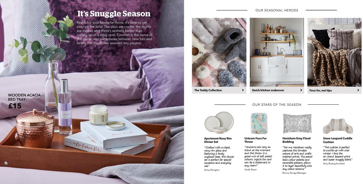 Dunelm Winter 2019 Offers from 10 October