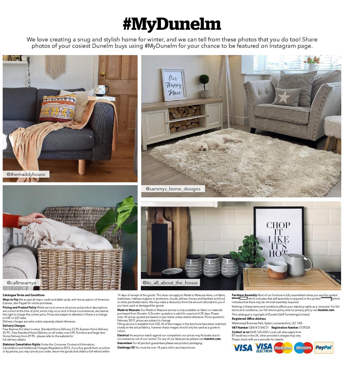 Dunelm Winter 2019 Offers from 10 October