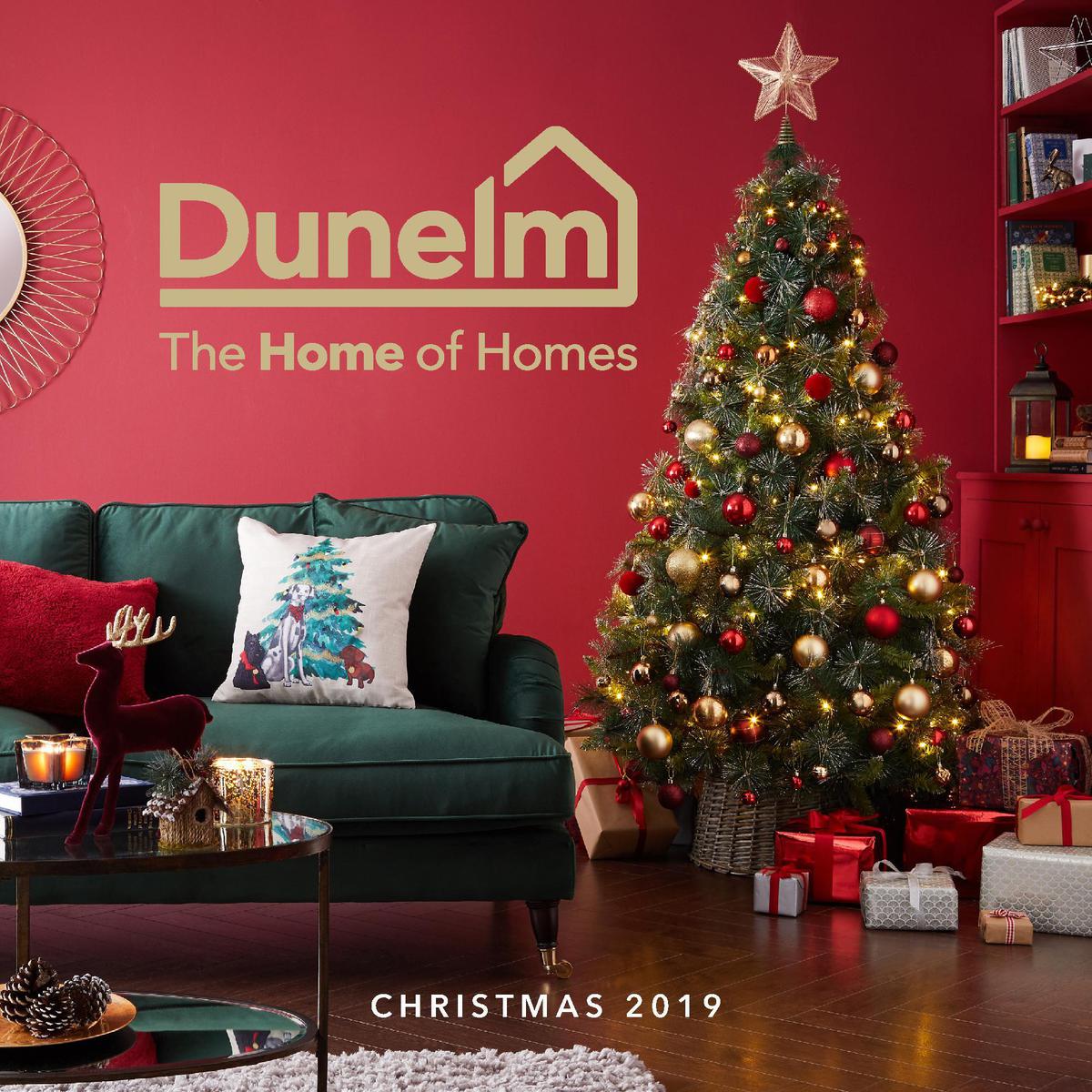 Dunelm Christmas Catalogue Offers from 28 October