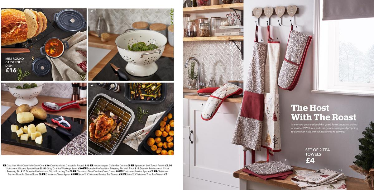 Dunelm Christmas Catalogue Offers from 28 October