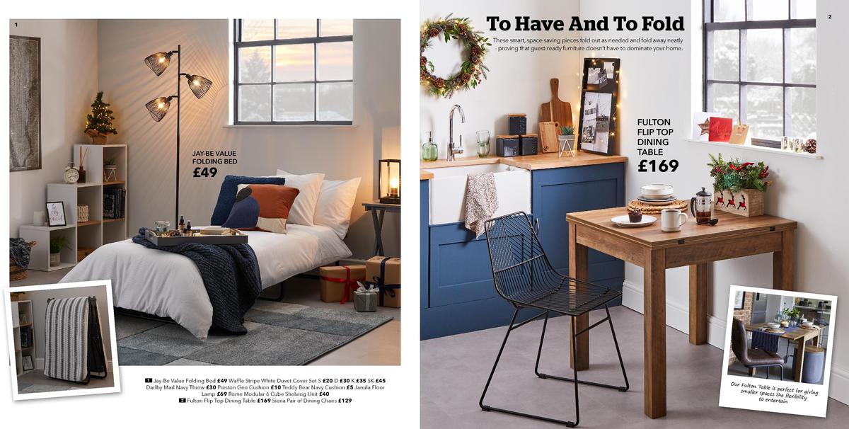 Dunelm Christmas Catalogue Offers from 28 October