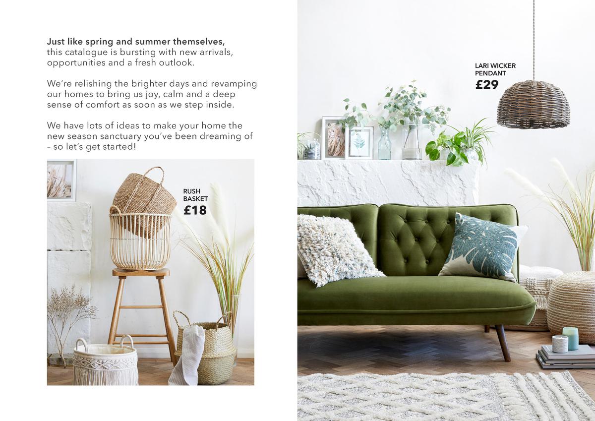 Dunelm Spring Catalogue Offers from 15 February