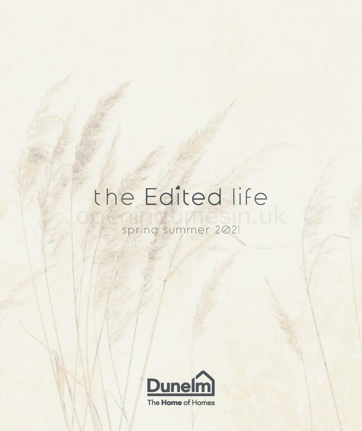 Dunelm Spring/Summer 2021 Lookbook Offers from 10 January