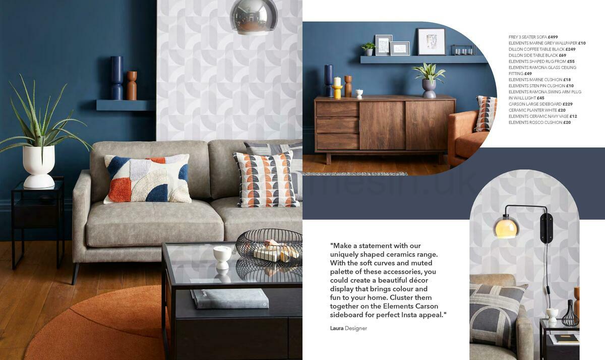 Dunelm Spring/Summer 2021 Lookbook Offers from 10 January