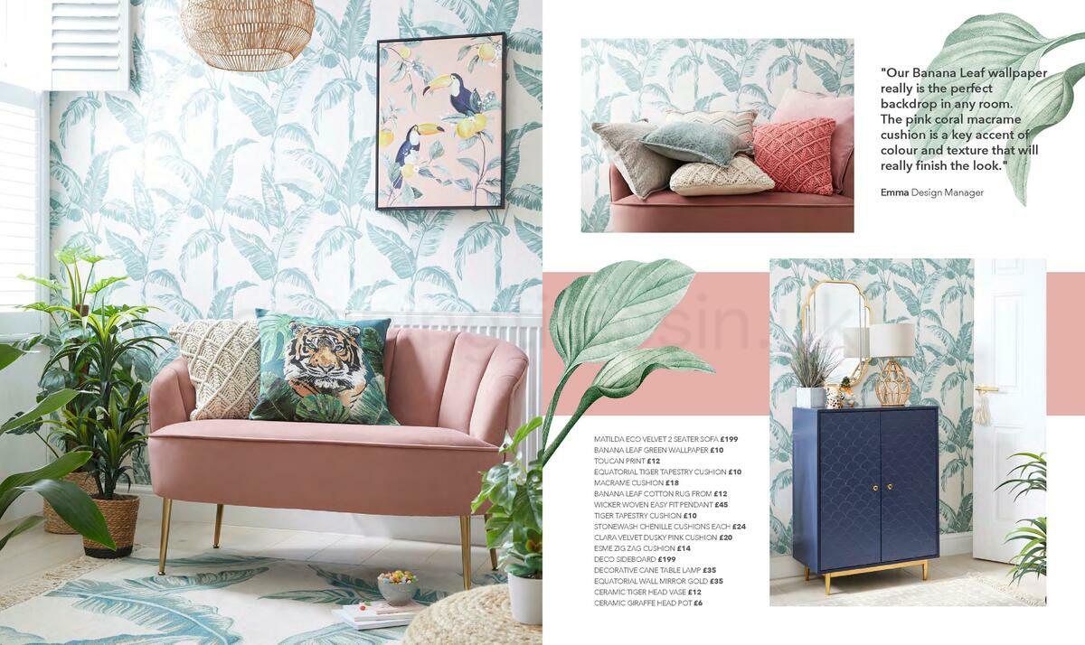Dunelm Spring/Summer 2021 Lookbook Offers from 10 January