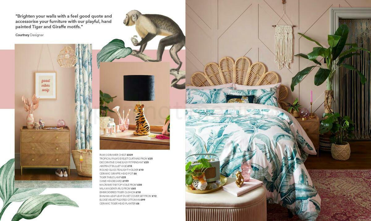 Dunelm Spring/Summer 2021 Lookbook Offers from 10 January