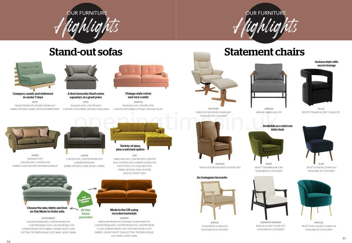 Dunelm Spring/Summer Offers from 23 January