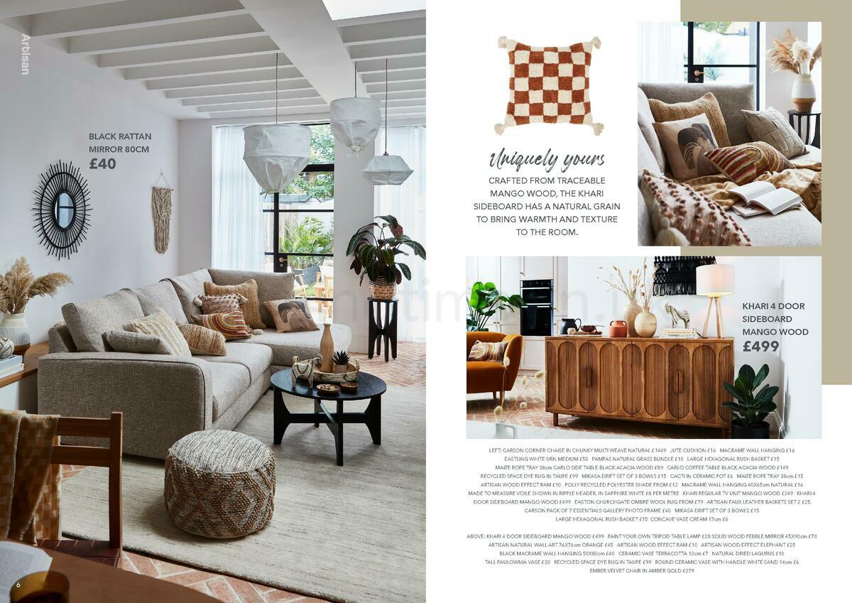 Dunelm Spring/Summer Offers from 23 January