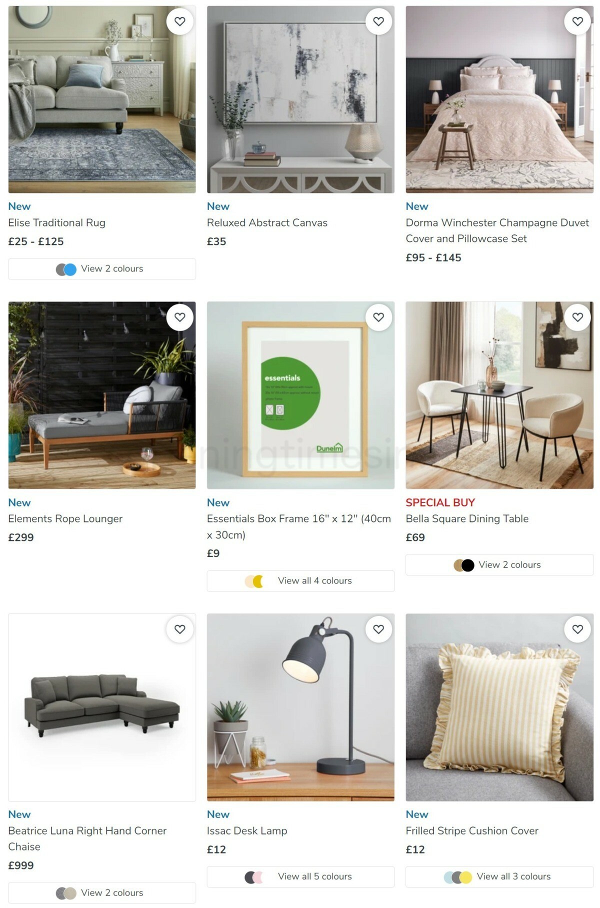 Dunelm Offers from 23 January