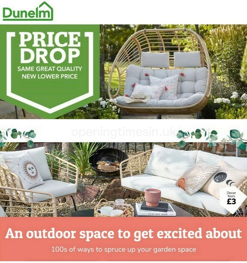 Dunelm Offers from 3 April