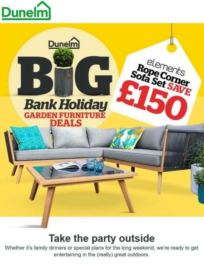 Dunelm Offers from 26 April
