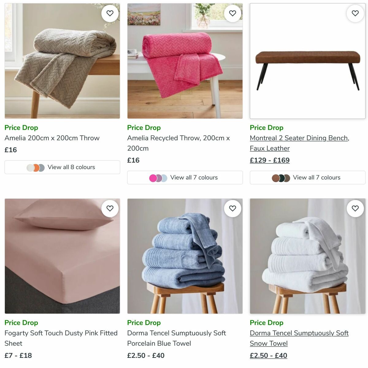 Dunelm Price Drop Offers from 14 July