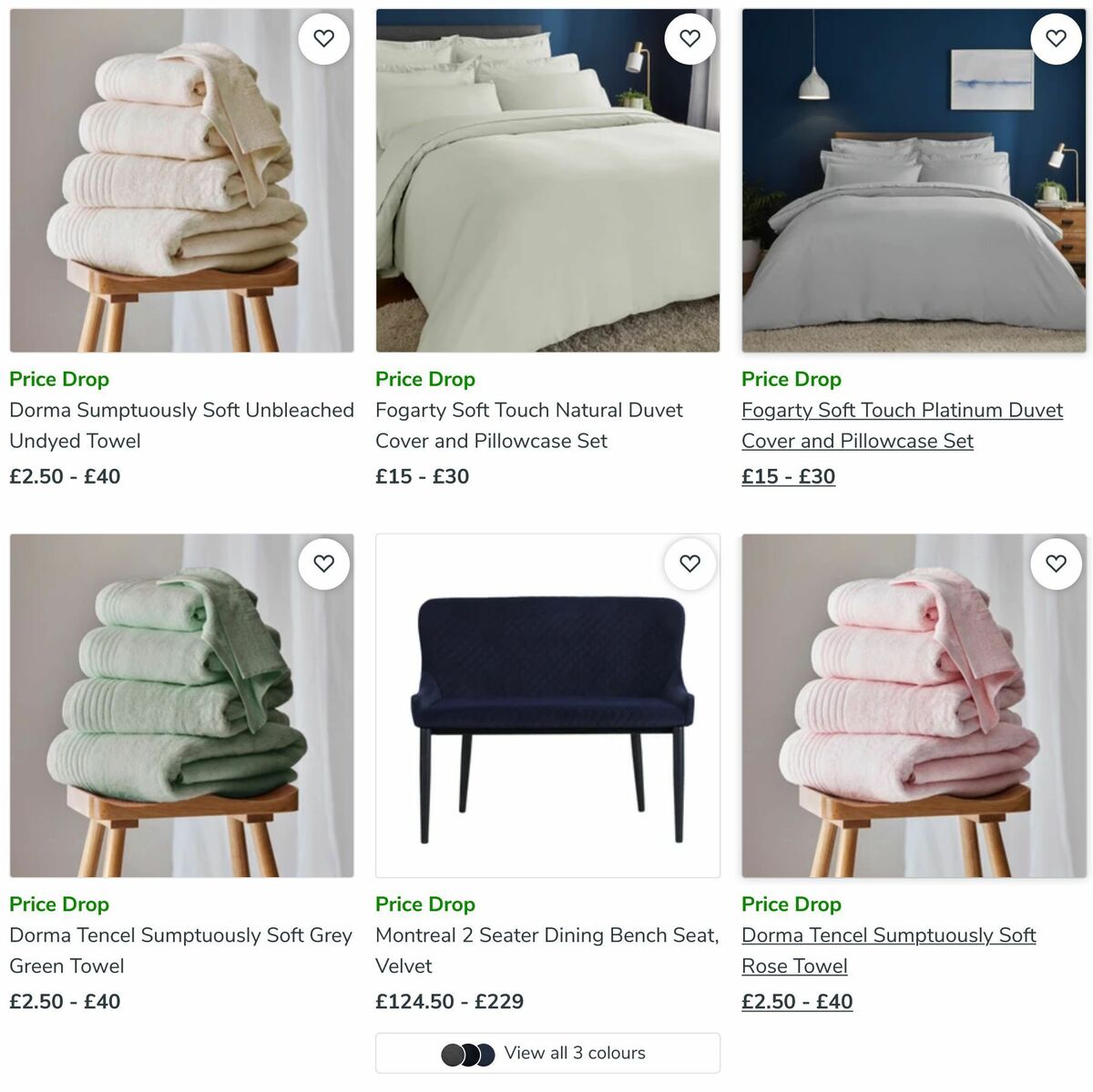 Dunelm Price Drop Offers from 14 July