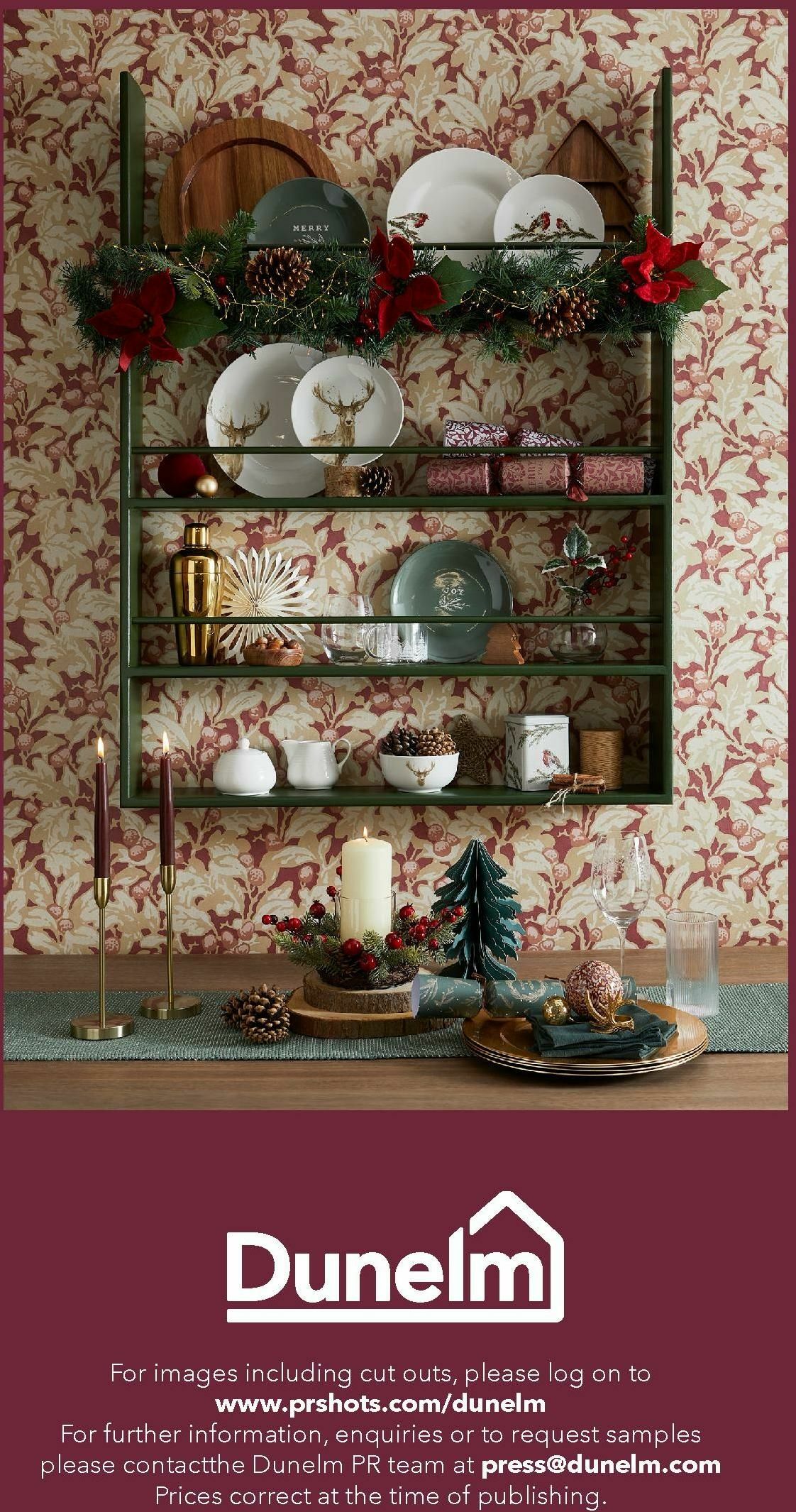 Dunelm Christmas Offers from 9 October