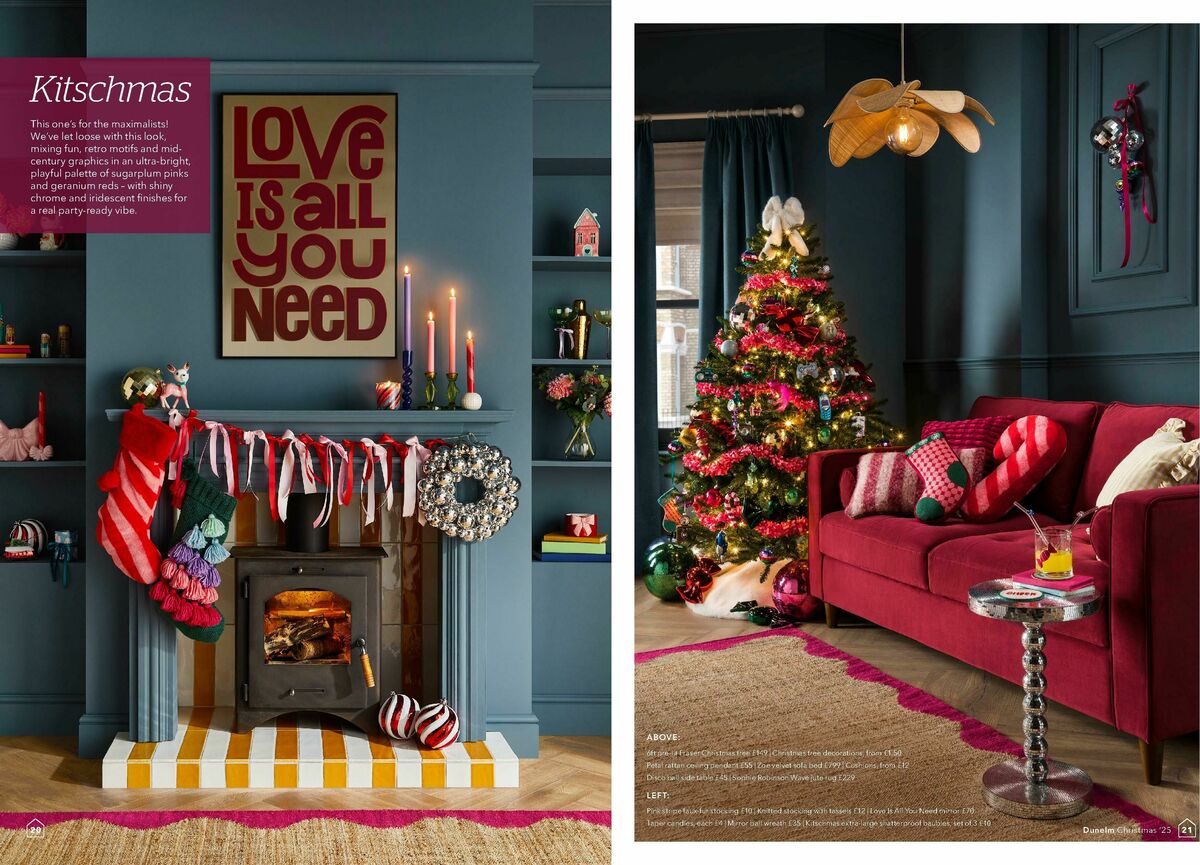Dunelm Christmas Offers from 24 October
