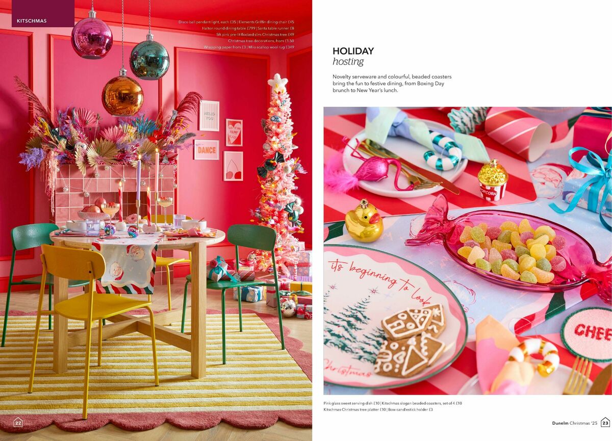Dunelm Christmas Offers from 24 October