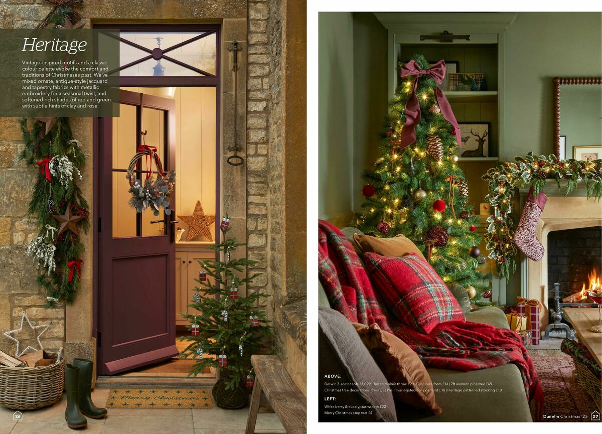 Dunelm Christmas Offers from 24 October