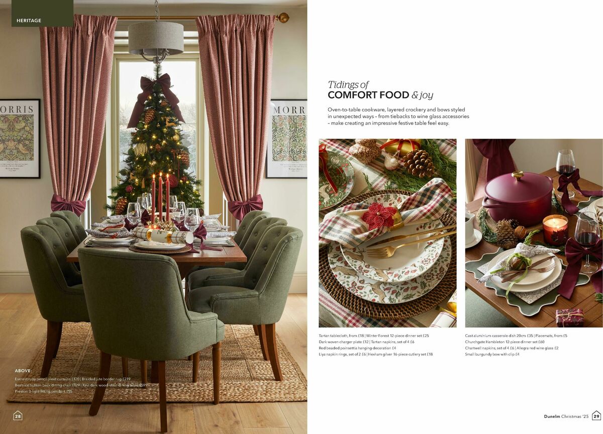 Dunelm Christmas Offers from 24 October