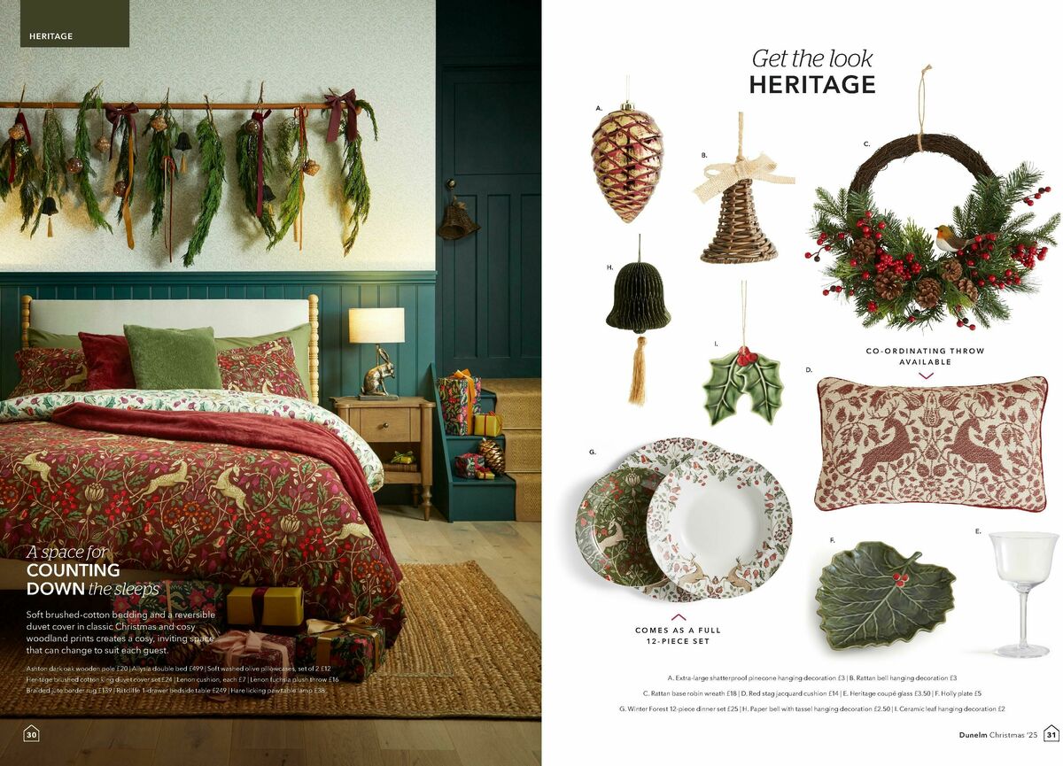 Dunelm Christmas Offers from 24 October