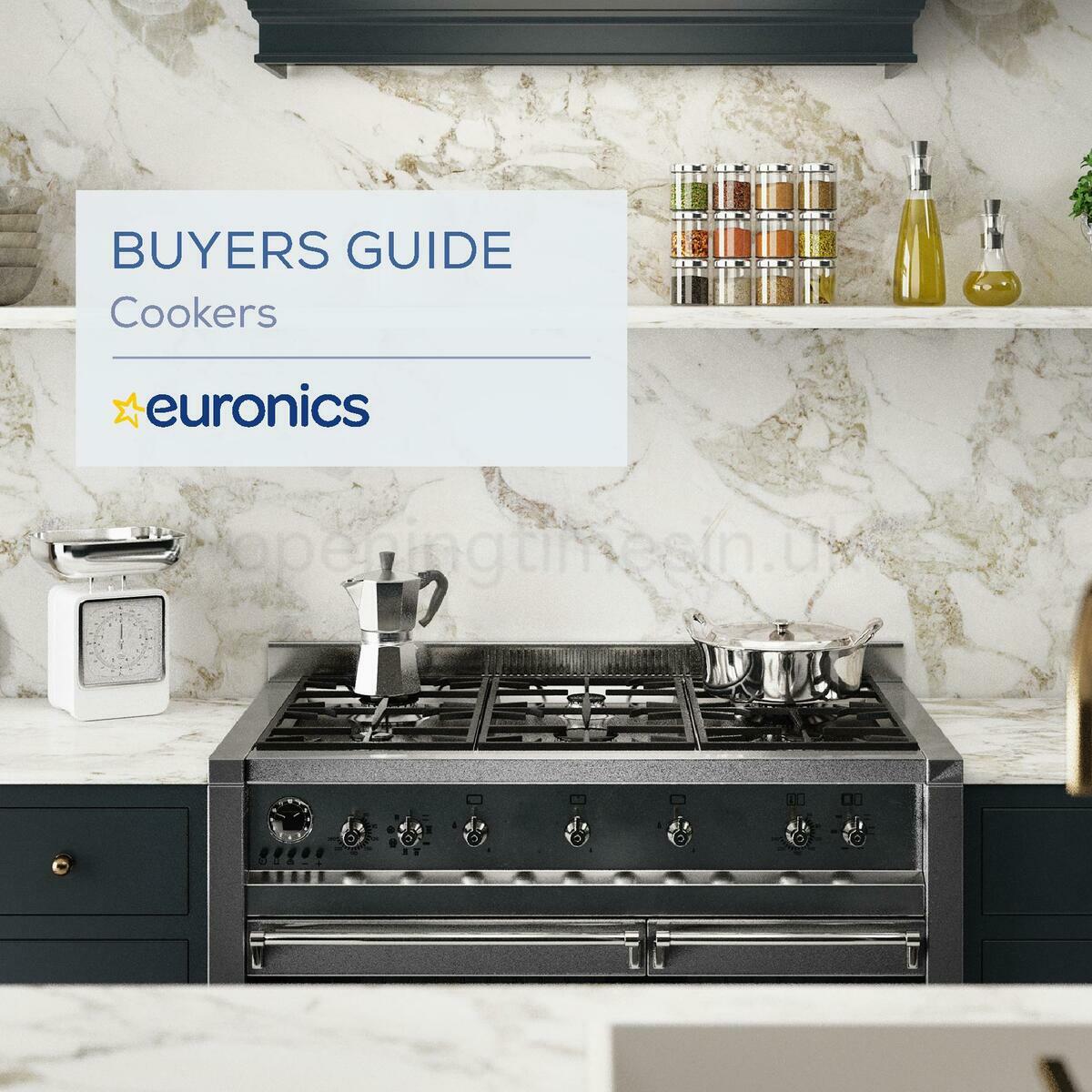 Euronics Cookers Offers from 1 January