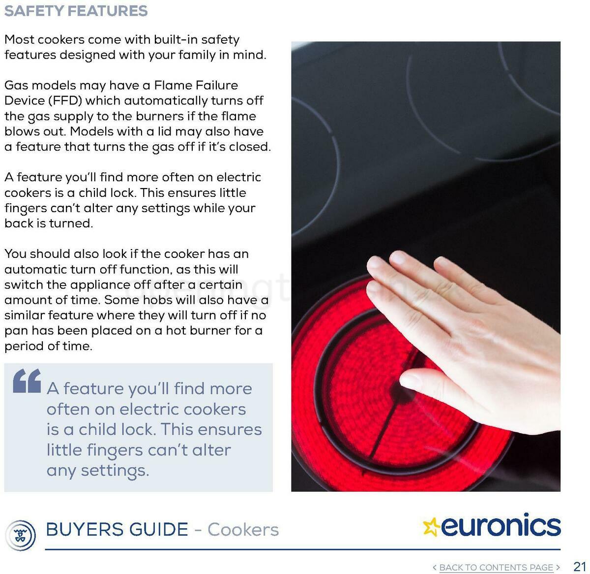 Euronics Cookers Offers from 1 January