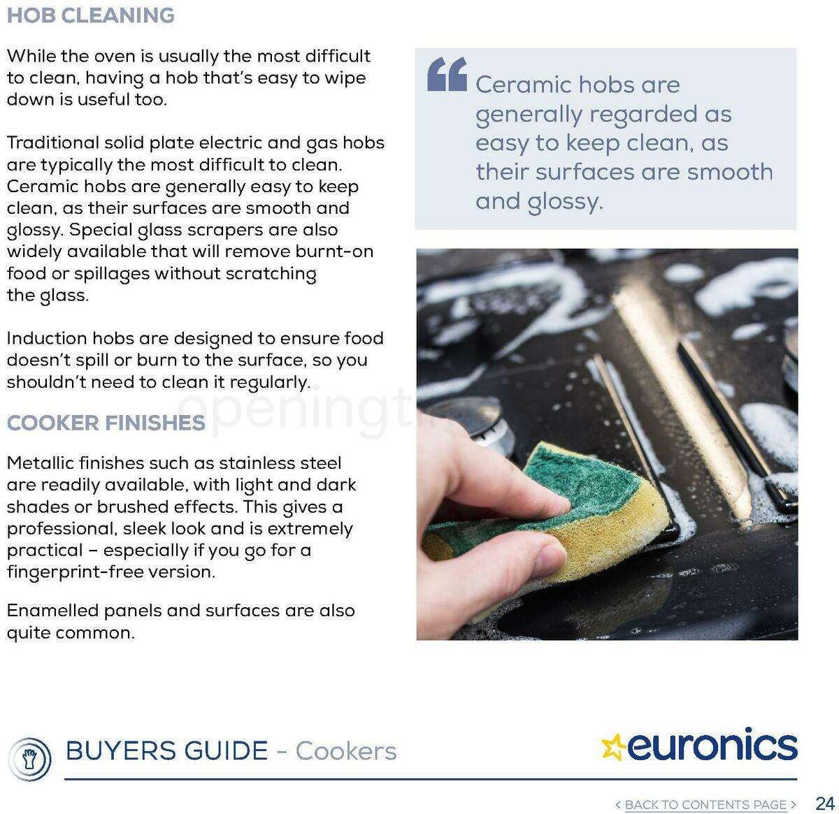Euronics Cookers Offers from 1 January