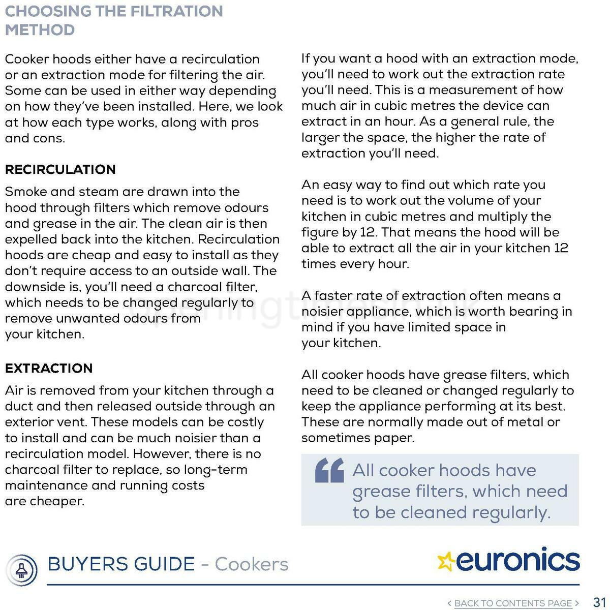 Euronics Cookers Offers from 1 January