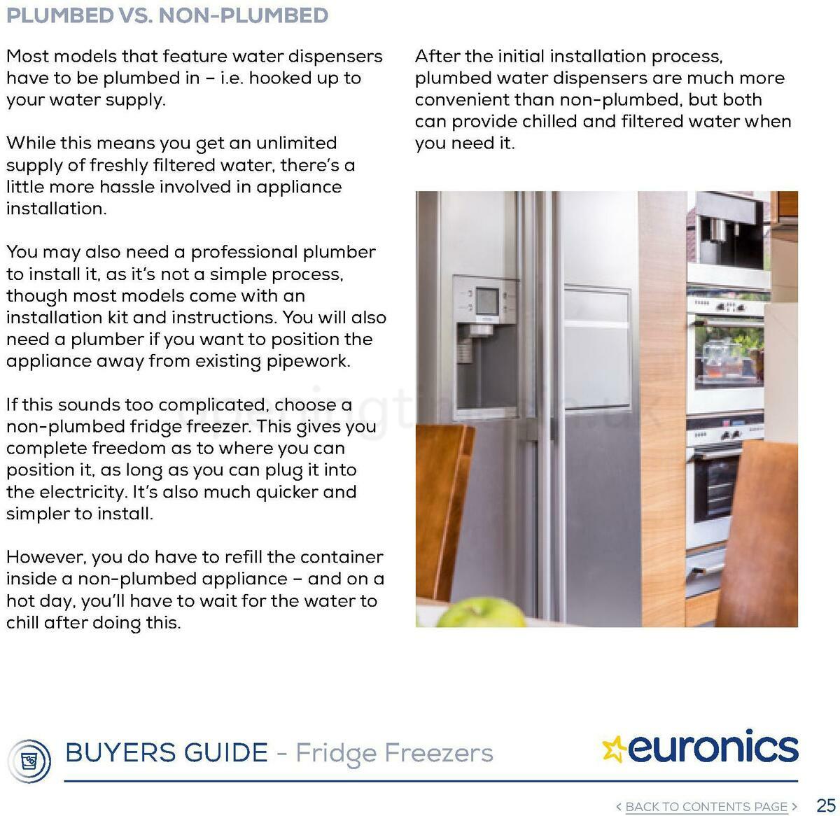 Euronics Fridge Freezers Buyers Guide Offers from 1 January