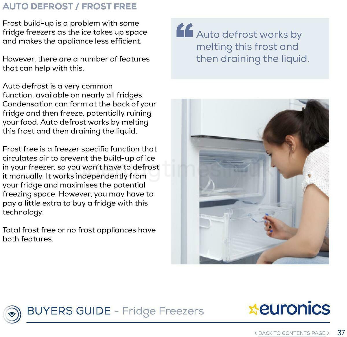 Euronics Fridge Freezers Buyers Guide Offers from 1 January