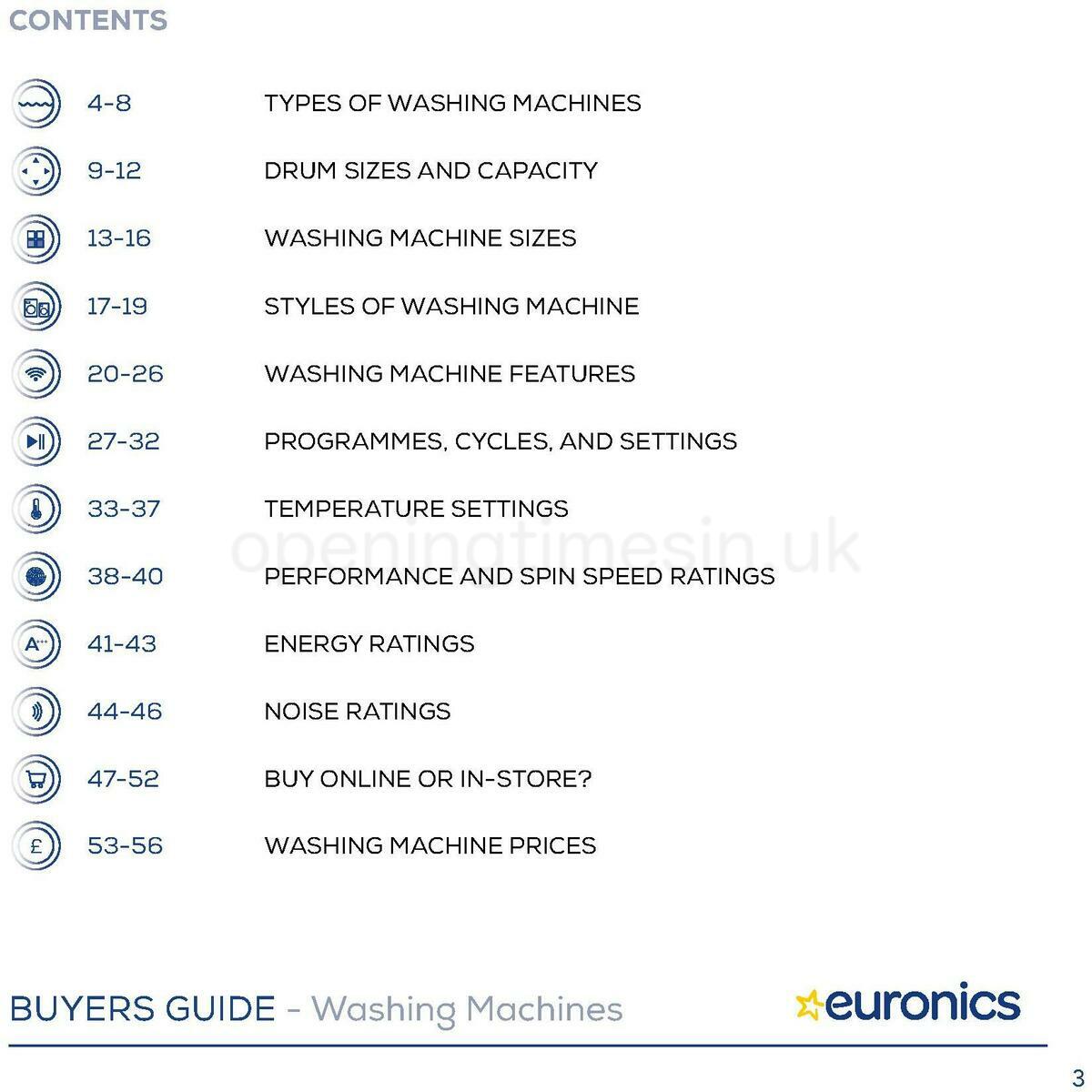 Euronics Washing Machines Buyers Guide Offers from 1 January