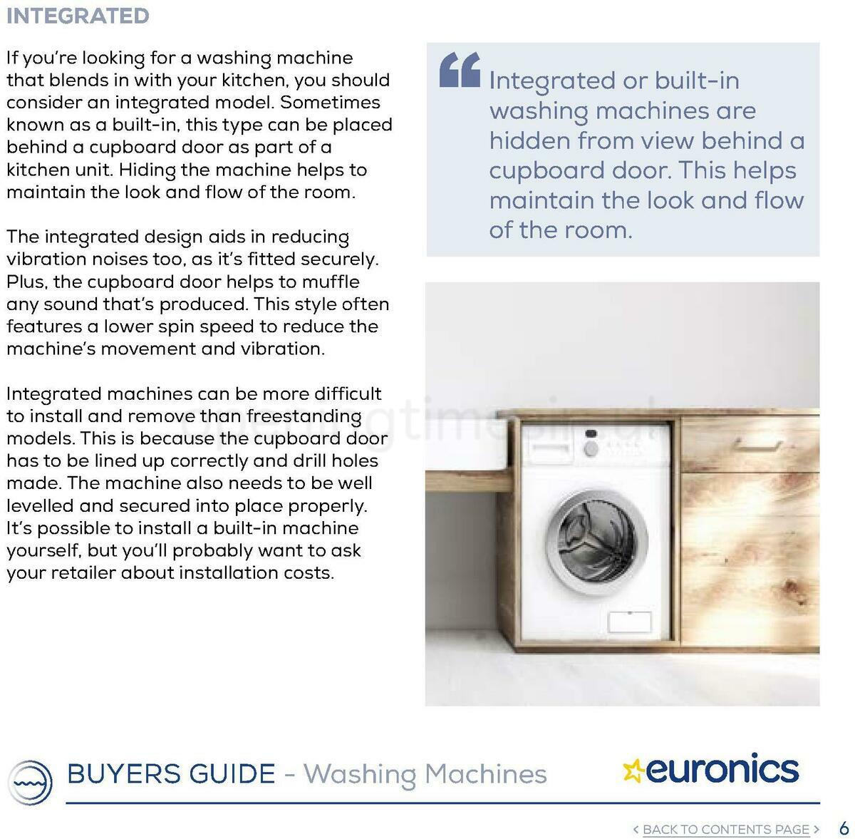 Euronics Washing Machines Buyers Guide Offers from 1 January