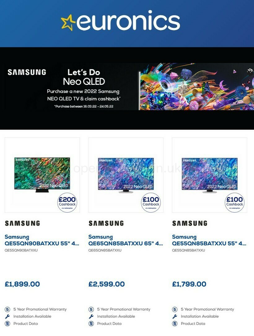 Euronics Offers from 15 April