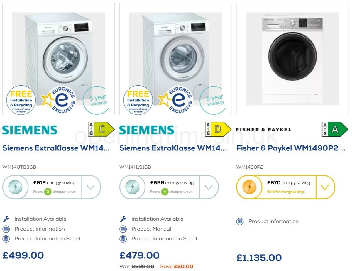 Euronics Offers from 16 January