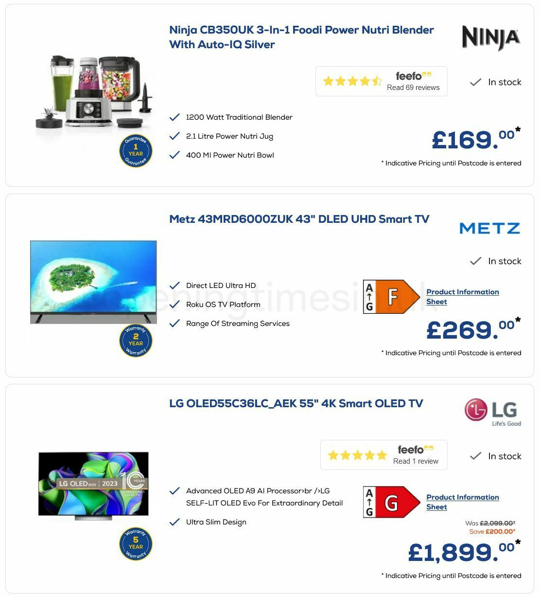Euronics Offers from 1 June