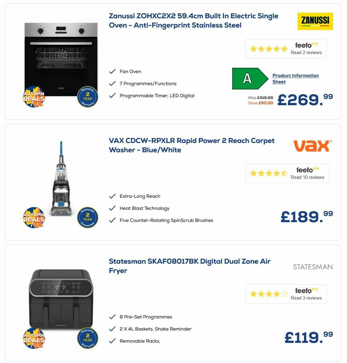 Euronics Offers from 11 September