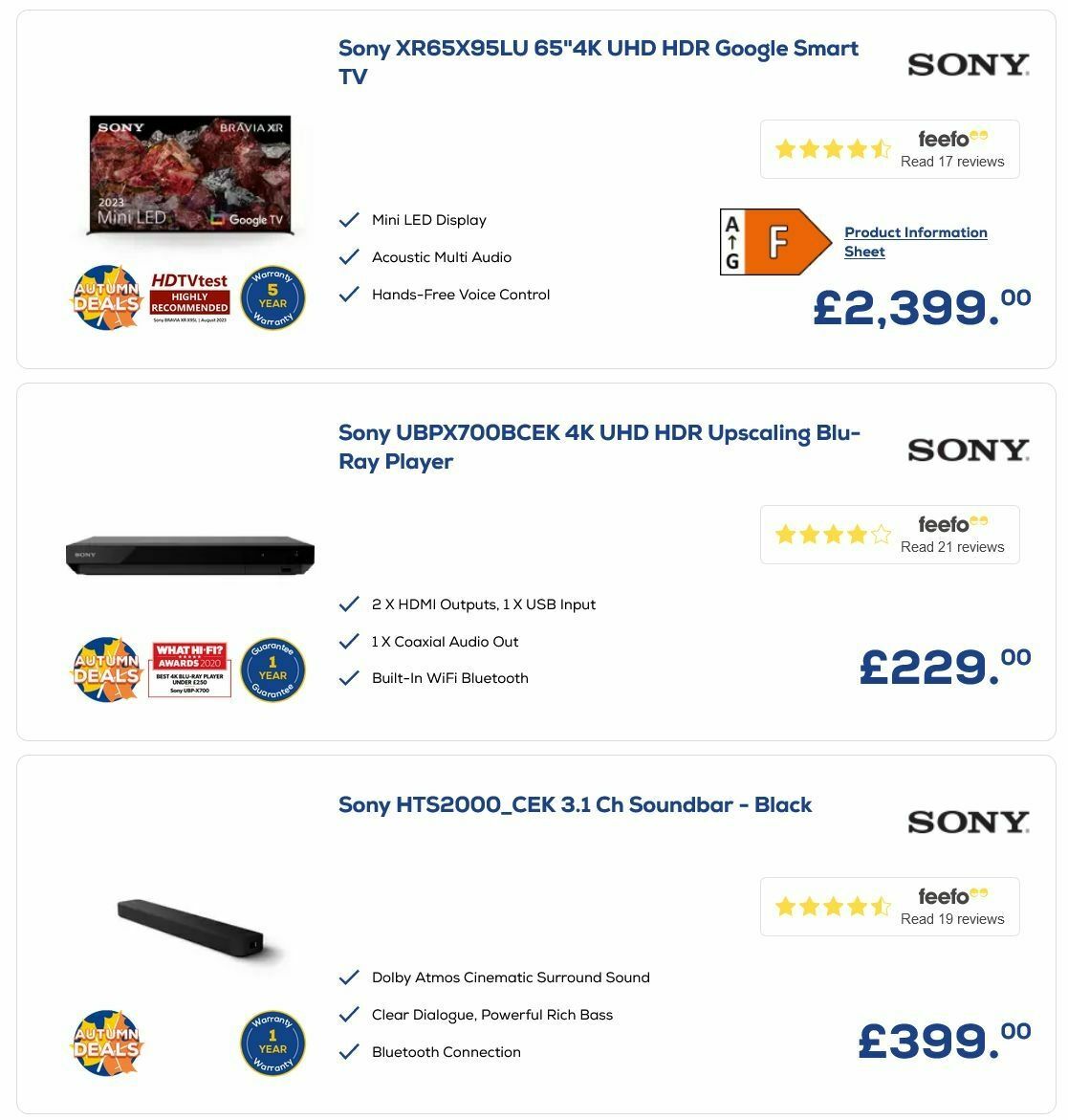 Euronics Offers from 11 September