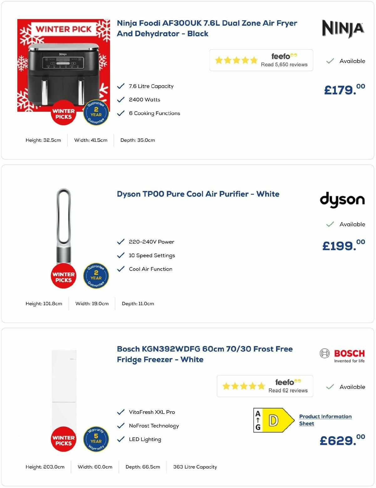 Euronics Offers from 27 December