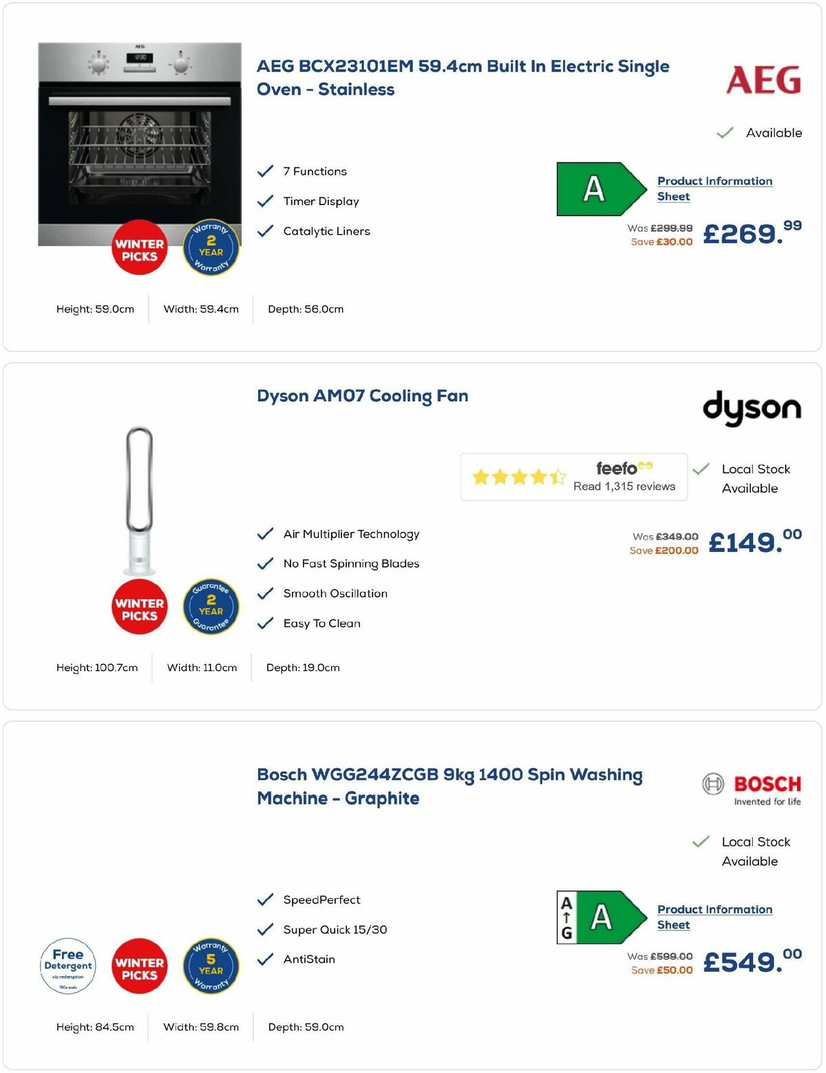 Euronics Offers from 27 December