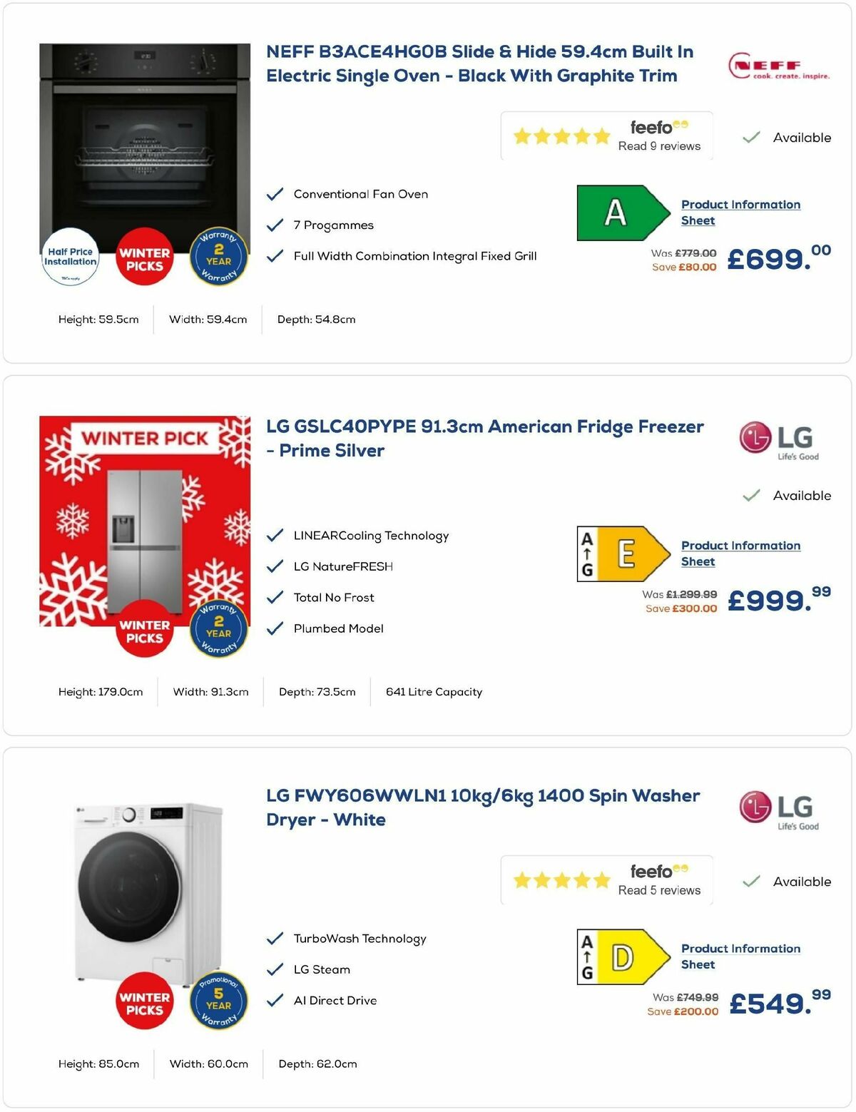Euronics Offers from 27 December