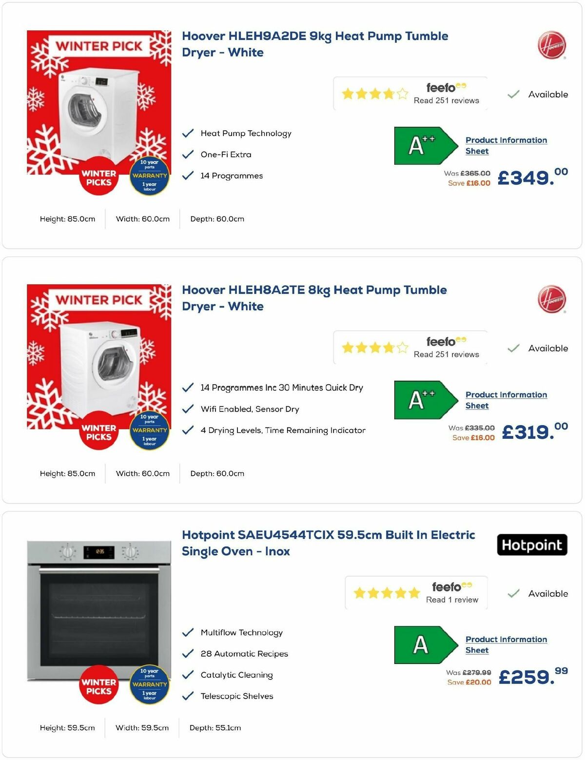 Euronics Offers from 27 December
