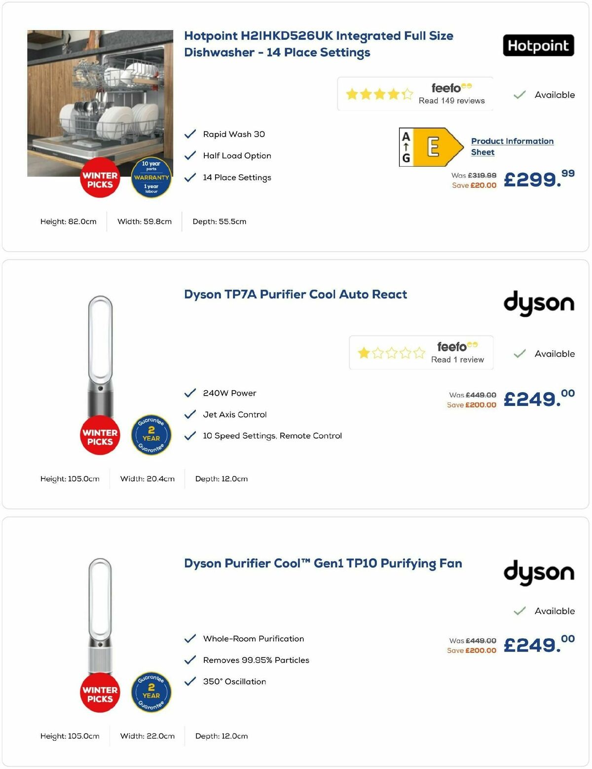 Euronics Offers from 27 December