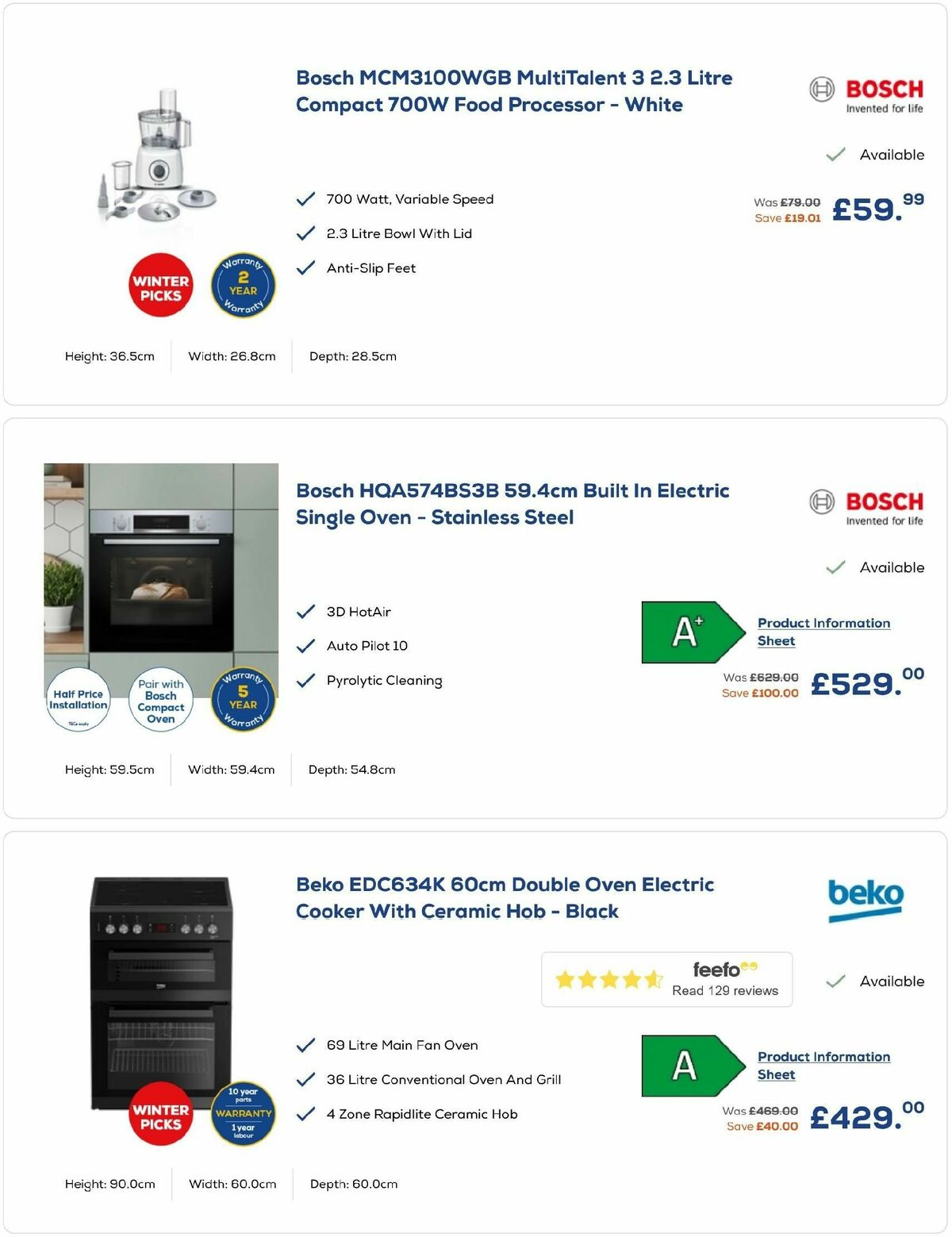 Euronics Offers from 27 December