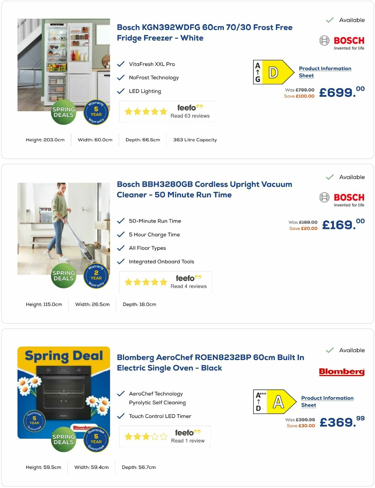 Euronics Offers from 30 March